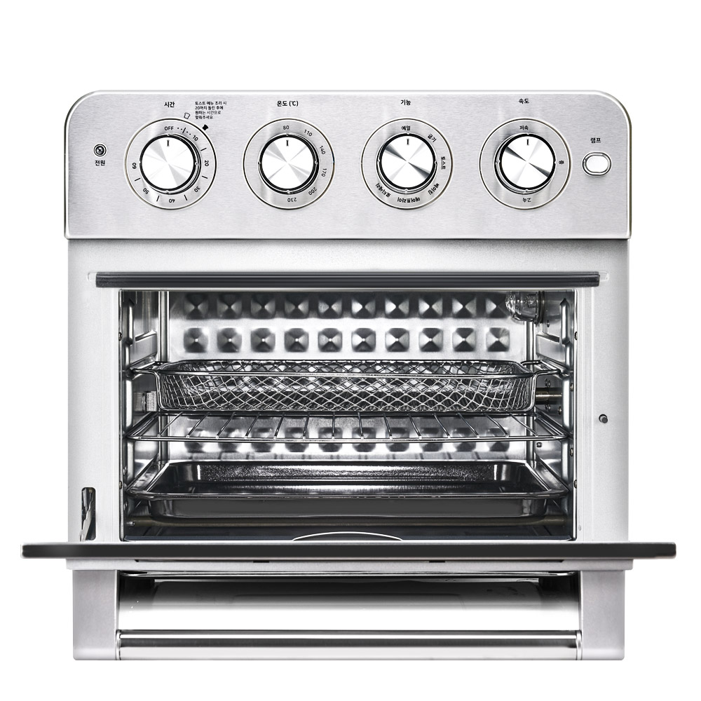 보아르 에이블 듀얼 오븐 에어프라이어 23L 로티세리 스텐 대용량 오븐형 에어프라이기