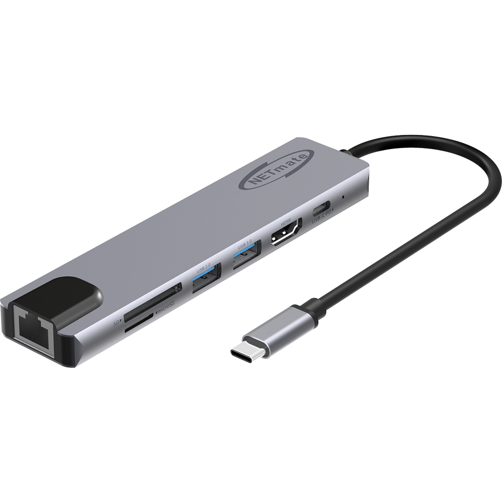 강원전자 넷메이트 USB Type C 7 in 1 멀티 허브 NM-TCM02 - 상세 이미지 2