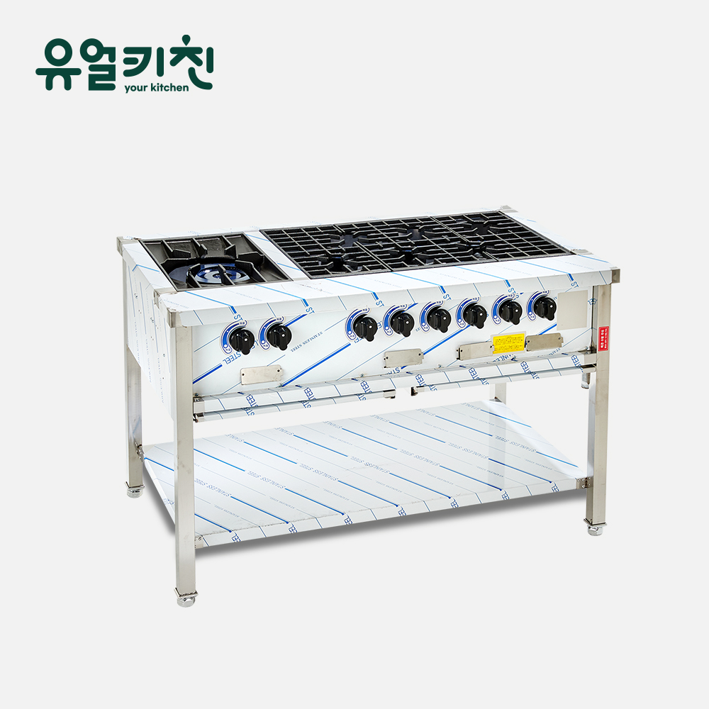 키친블루 1200 좌열 간택기 업소용 식당용가스렌지 화구 LPG