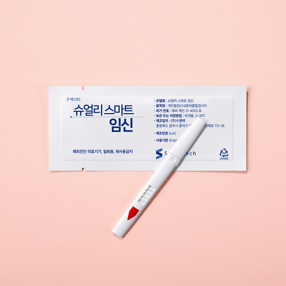 슈얼리 스마트 임신테스트기 10개입 임테기 (기기별매) - 상세 이미지 2
