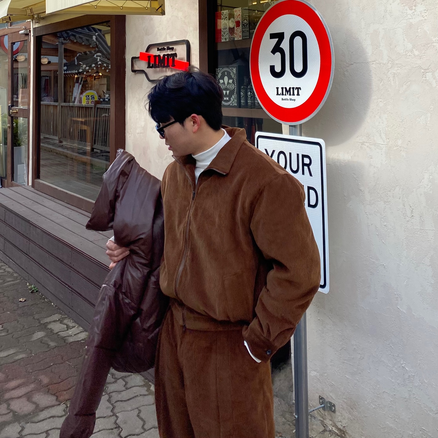 Corduroy Twoway Once Jacket 코듀로이 투웨이 골덴 자켓 3Color - 상품 이미지