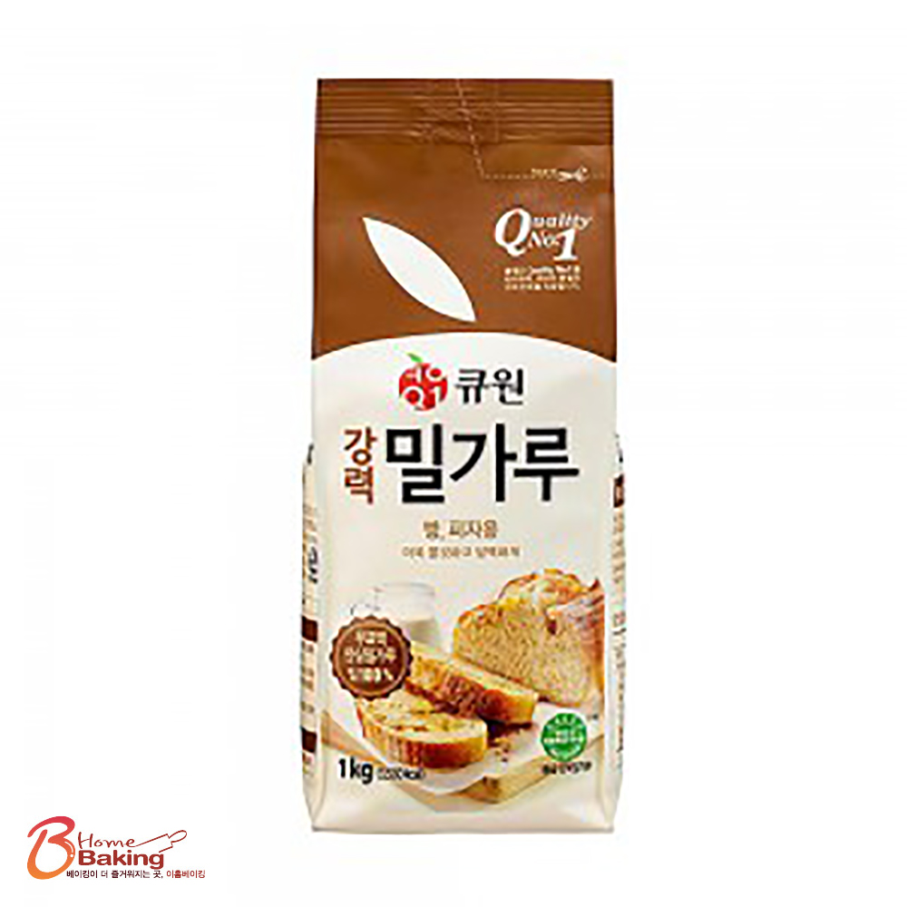 밀가루-강력분 제빵용 1kg 우유식빵 미니식빵 반죽 피자만들기 생지 베이킹재료 - 메인 이미지
