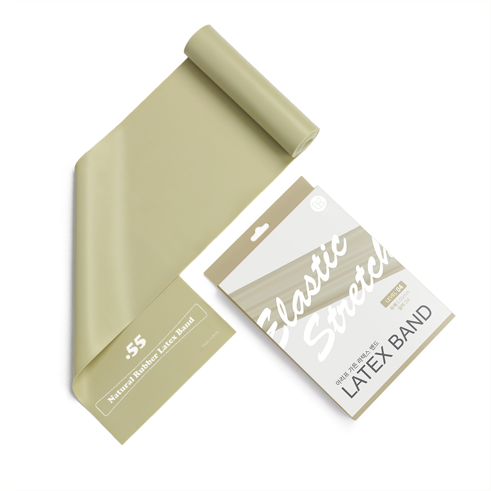 아리프 스트레칭 밴드 2.0, 0.55mm 코랄 리프 라텍스 운동 스포츠 헬스 요가