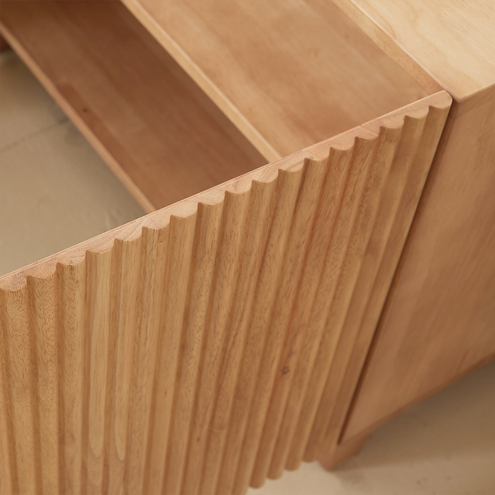 모노 고무나무 원목 다용도 거실 미니 수납장 800