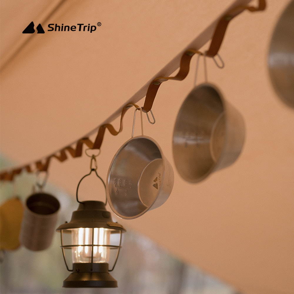 데이지체인 캠핑 행어 행거 가죽 로프 스트랩 5m