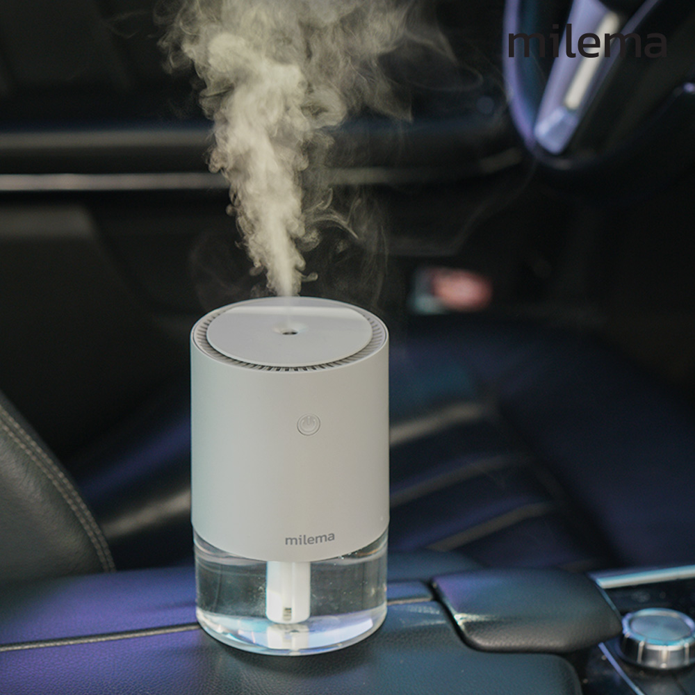 밀레마 사무실 미니 가습기 탁상용 무선 휴대용 듀얼각도 무드등