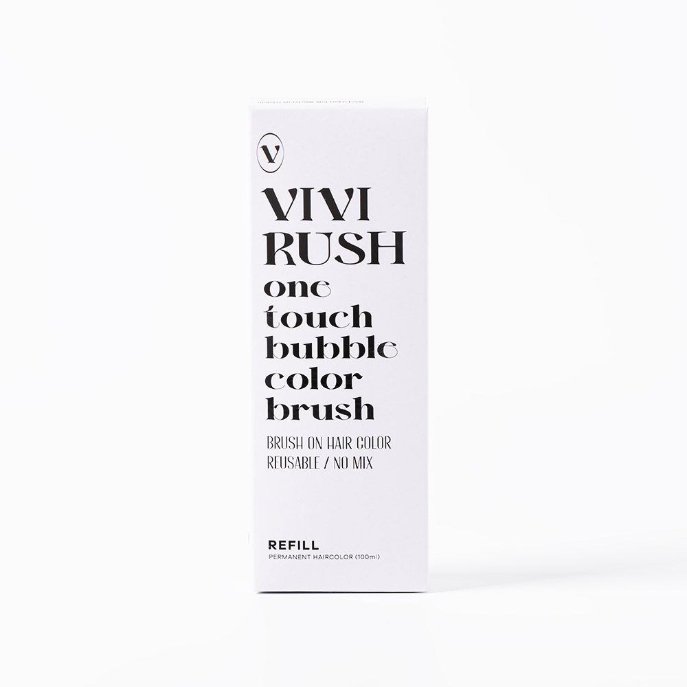 1+1 비비러쉬 세치 염색약 새치 거품 부분 남성