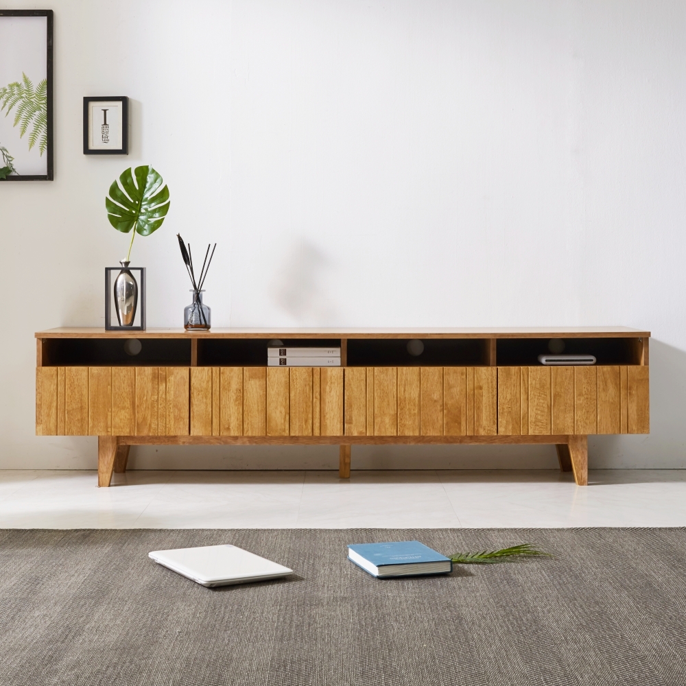 카디프 원목 tv장식장 티비선반 티비장 2000 75인치 85인치