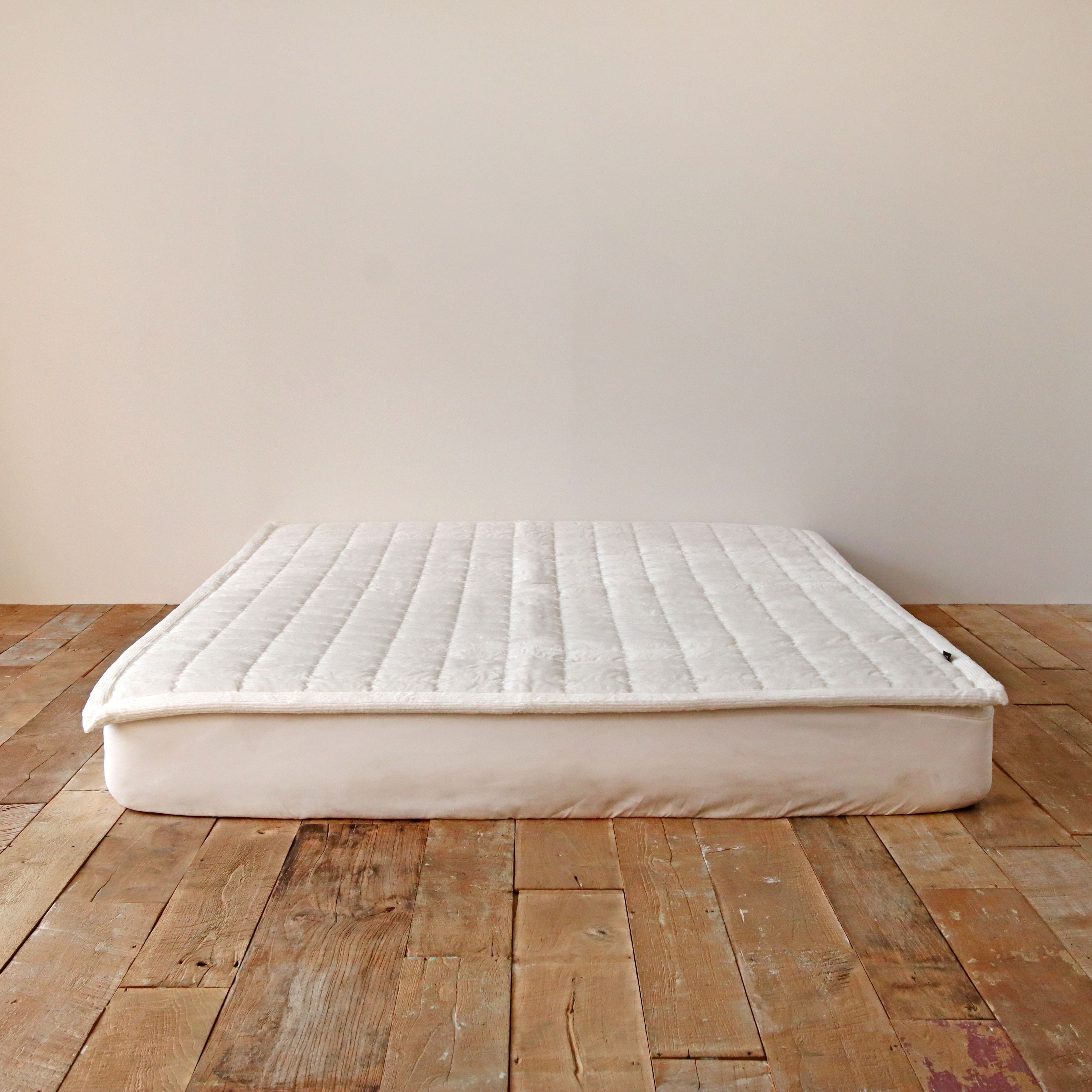 코듀로이 착번아웃 극세사 겨울 침대 매트리스 미끄럼방지 논슬립 패드 슈퍼싱글