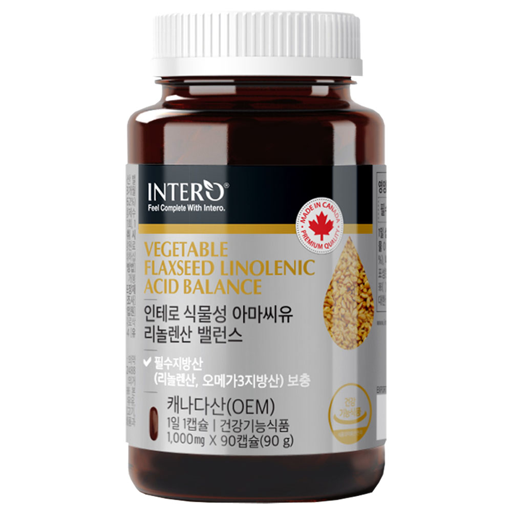 아마씨유 아마씨오일 플렉시드 오메가3계 리놀렌산 필수지방산 90캡슐, 1개 이미지 2