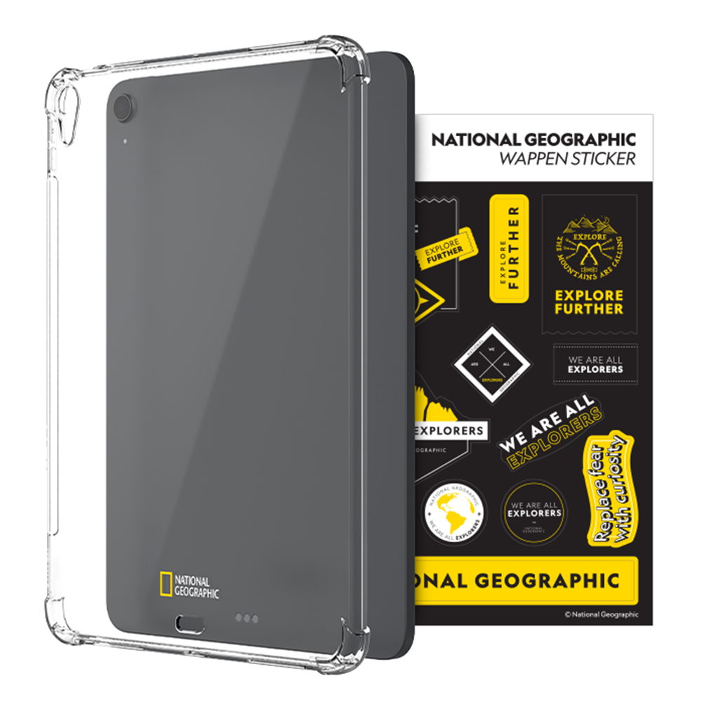 내셔널지오그래픽 아이패드 와펜 범퍼케이스 투명, 아이패드 에어 4세대