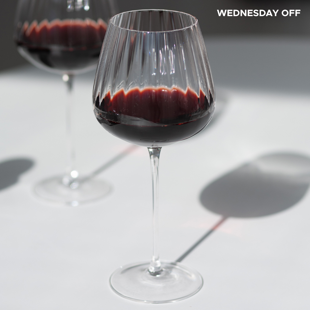 플리츠 크리스탈 레드 부르고뉴 와인잔 2P세트 - 상세 이미지 3