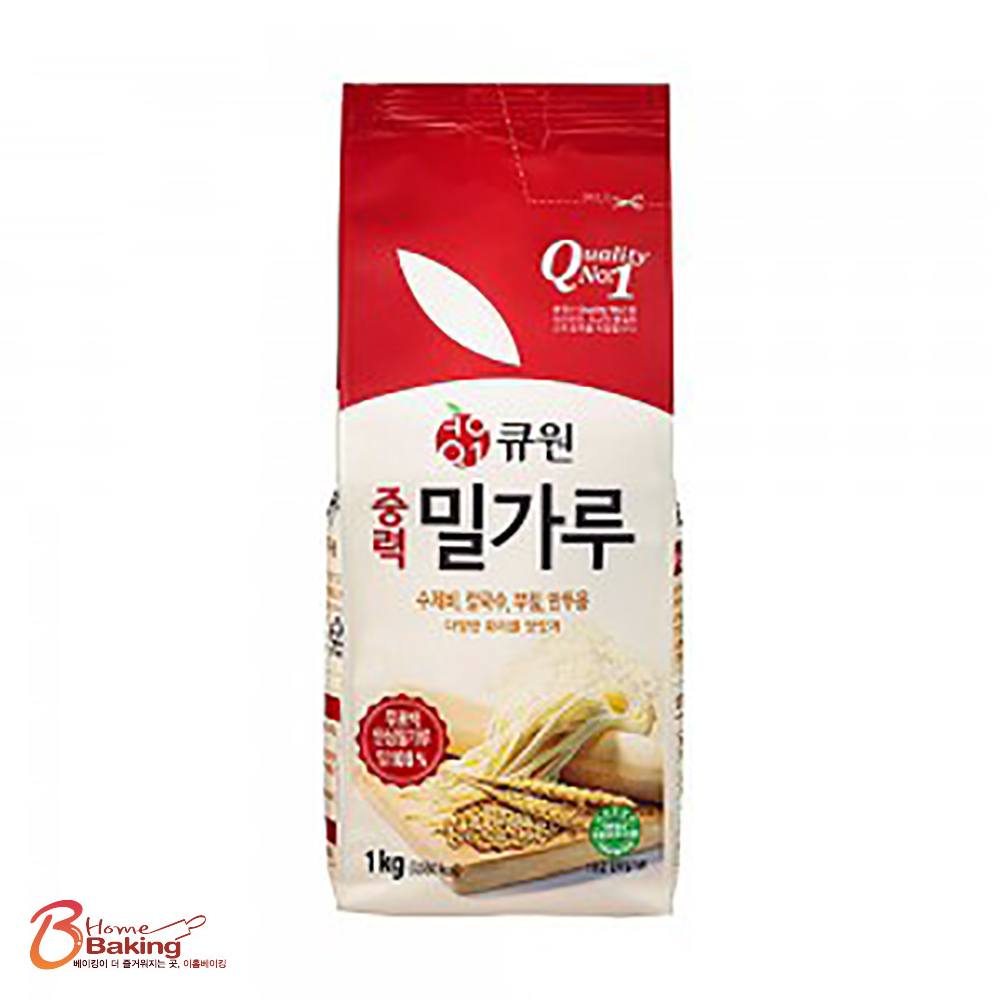 밀가루-중력분 다목적용 1kg 수제비 칼국수 만두피 반죽 제과제빵 베이킹재료 - 상품 이미지