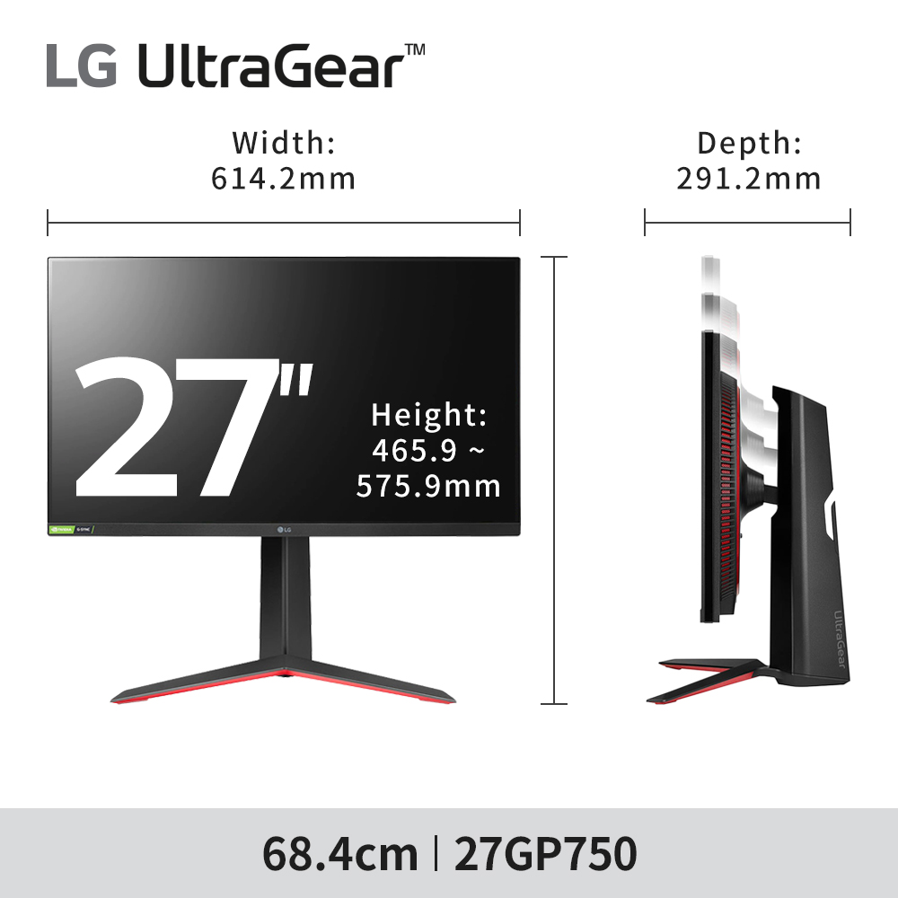 최.종.40.만 LG 27GP750 68.5cm(27인치) 울트라기어 게이밍모니터 240Hz 이미지 6