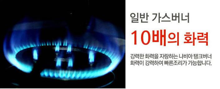 나비아 해바라기 가스 버너 그리들 LPG 3kg 가스통 호환