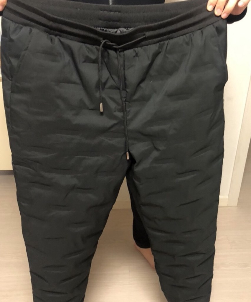 동계 작업용 패딩방한바지 오리털조거팬츠 남자 겨울배달바지 덕다운팬츠 - 상세 이미지 5