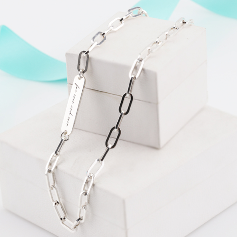클립 925실버체인목걸이 순은necklace 남자실버목걸이 줄 - 상세 이미지 2