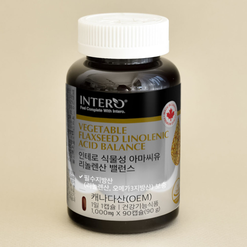 아마씨유 아마씨오일 플렉시드 오메가3계 리놀렌산 필수지방산 90캡슐, 1개