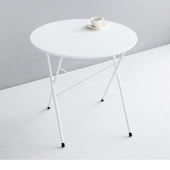 접이식원형테이블 입식 간이식탁 접는테이블 자취식탁