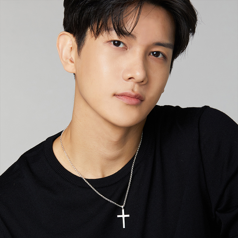 925실버체인목걸이 순은 십자가necklace 여자 남자실버목걸이 줄 - 상세 이미지 3
