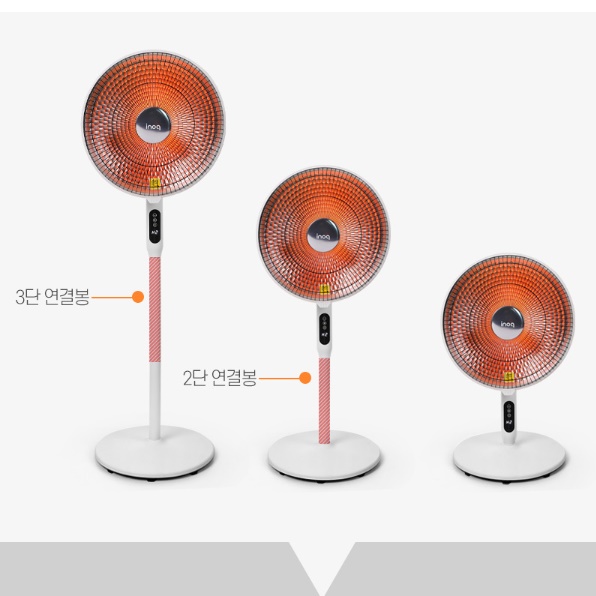 선풍기형히터 선풍기히터 업소용전기히터 거실난로 - 상세 이미지 3