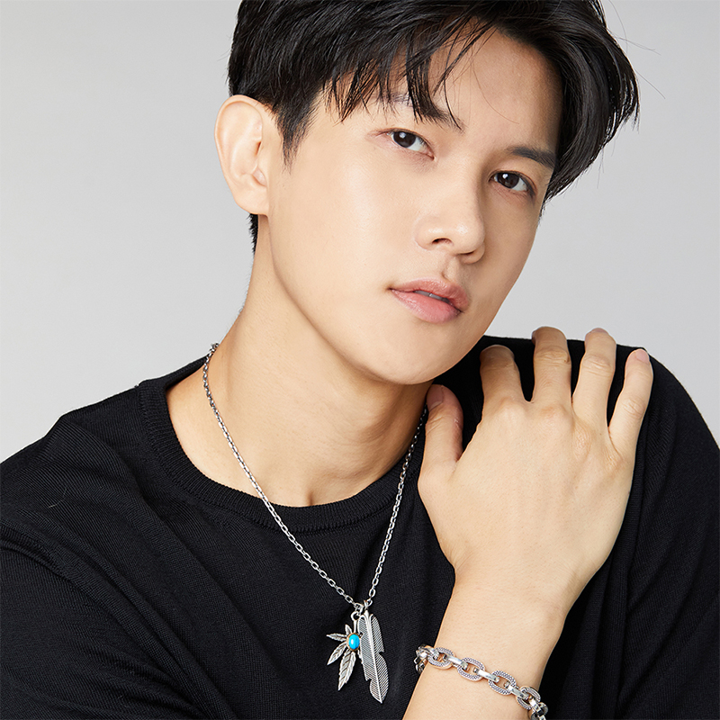 터키석 925실버체인목걸이 순은necklace 남자실버목걸이 줄 - 상세 이미지 3