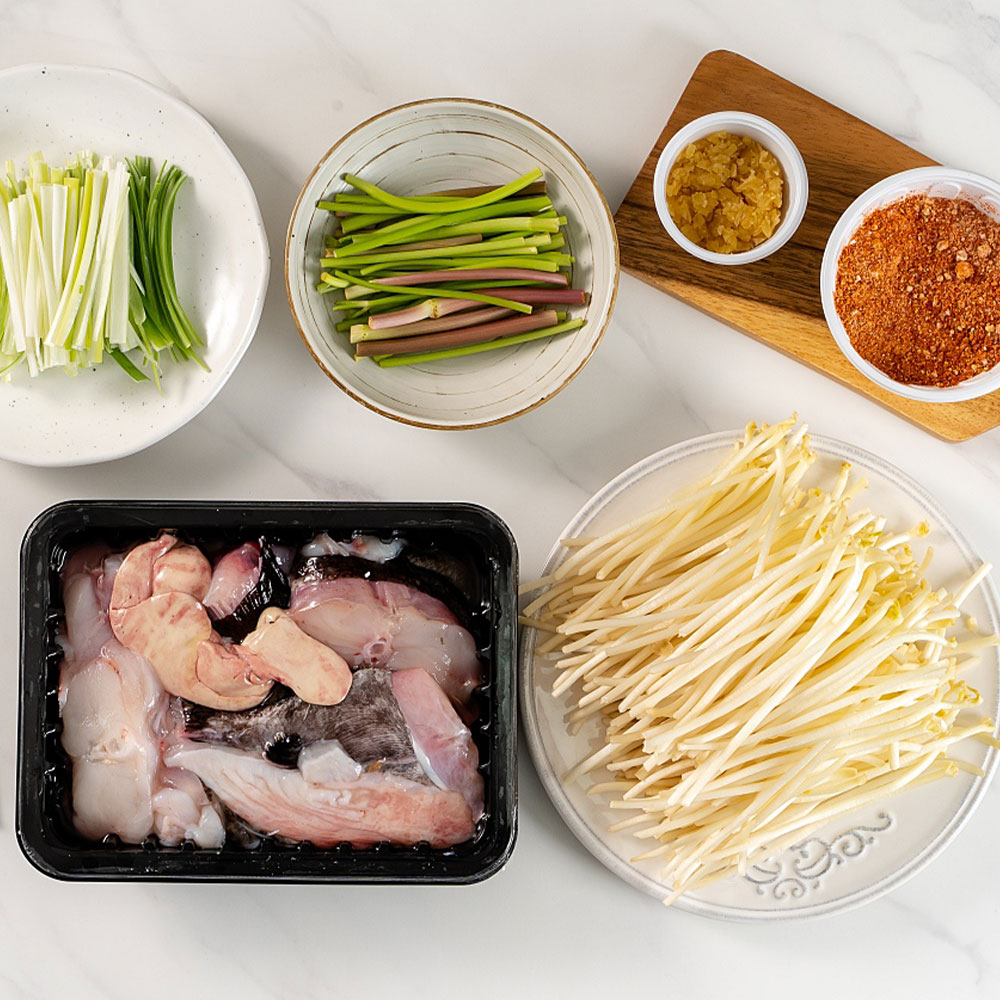 간편 생아귀찜 세트(생아귀+아귀 간+야채+양념장) - 상세 이미지 2