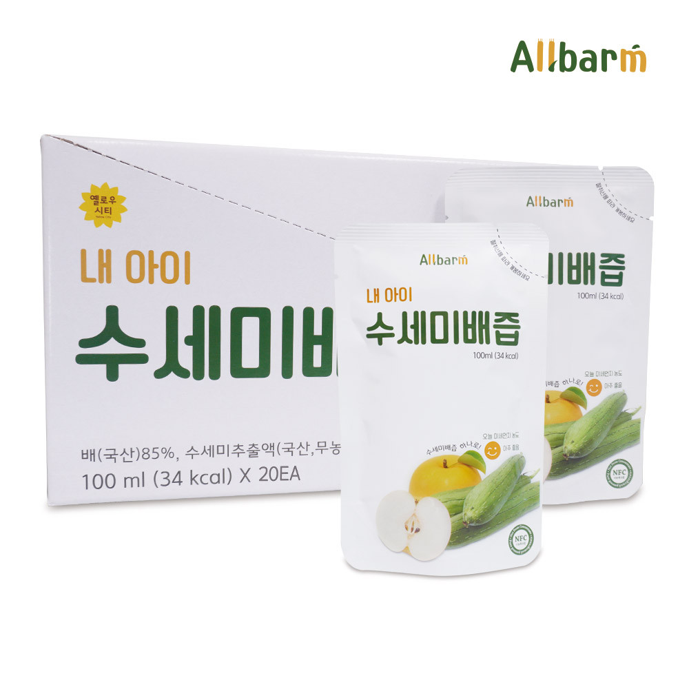 올바름 정기구독 내아이 수세미배즙 2박스 (40포) - 상품 이미지