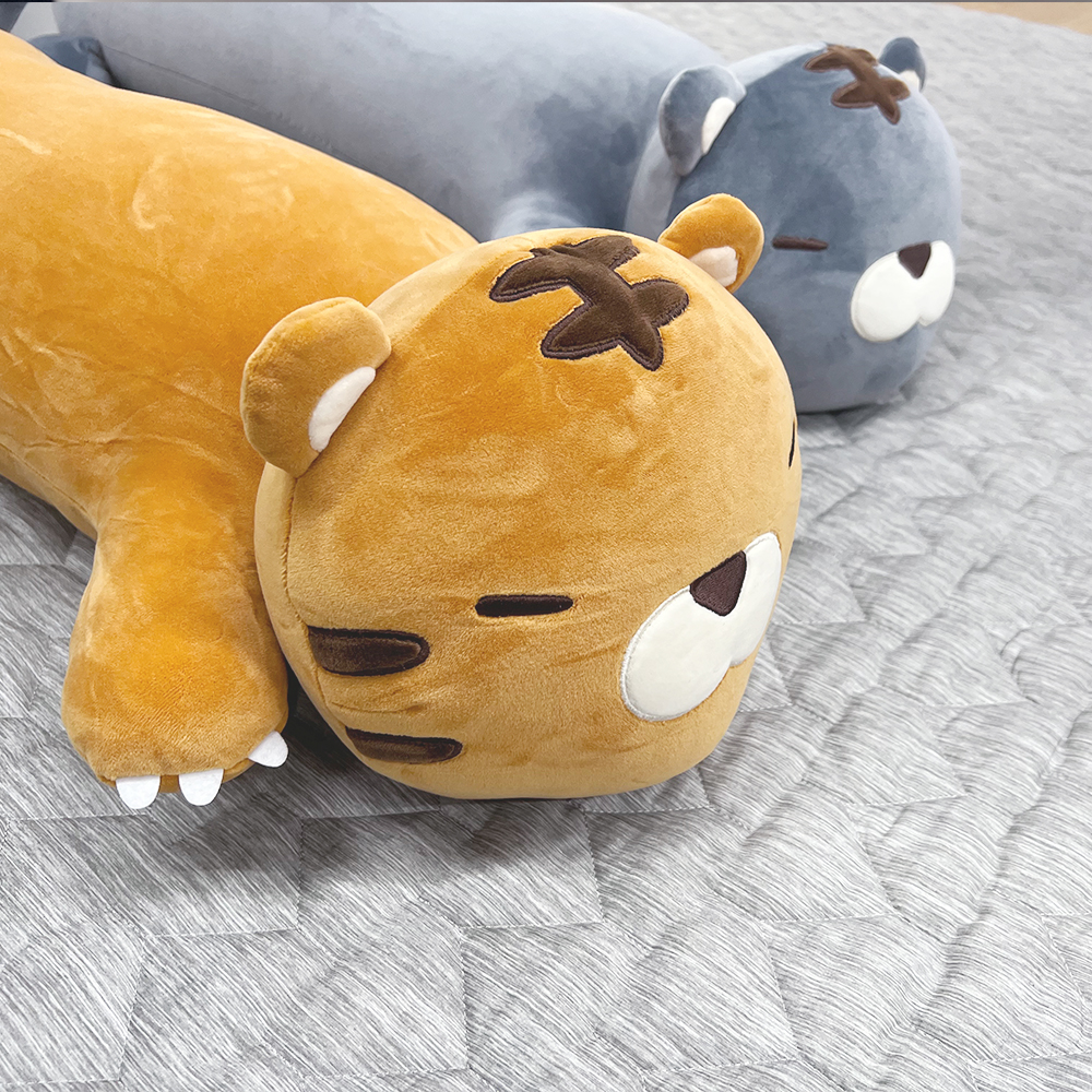 더베딩샵 호랑이 인형 극세사 베개 바디필로우 쿠션 선물 - 상세 이미지 2