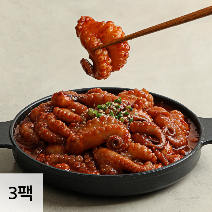 성수동905 저당 쭈꾸미볶음 3팩 / 4번세척 주꾸미 밀키트