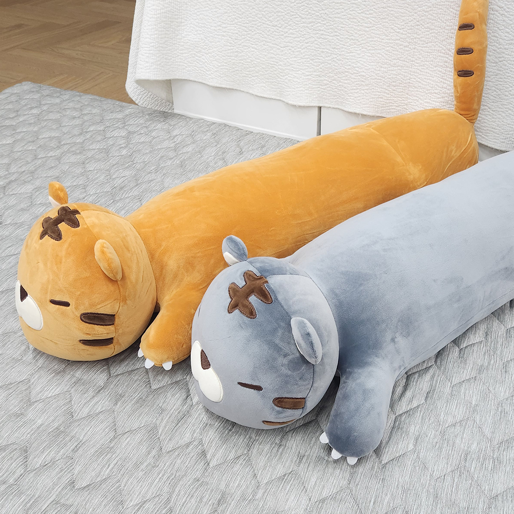 더베딩샵 호랑이 인형 극세사 베개 바디필로우 쿠션 선물 - 상세 이미지 5