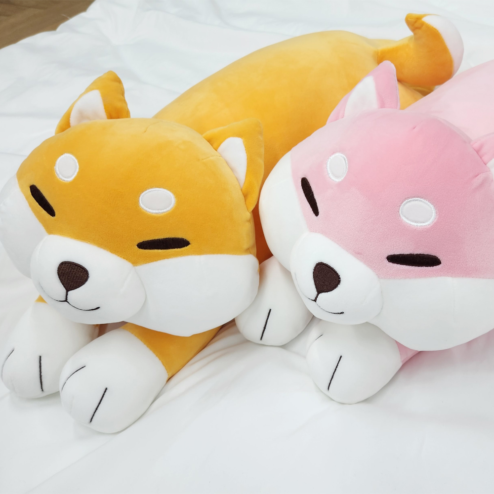 더베딩샵 강아지 인형 극세사 베개 바디필로우 쿠션 선물