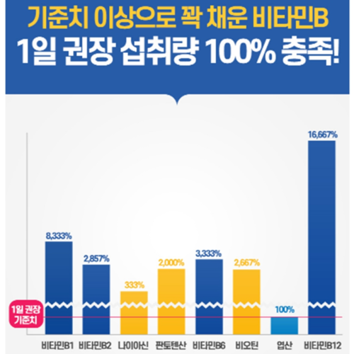 에버그린 비타민B 컴플렉스 560mg x 90캡슐 3개월 캐나다 직수입 완제품 수용성 - 상세 이미지 4
