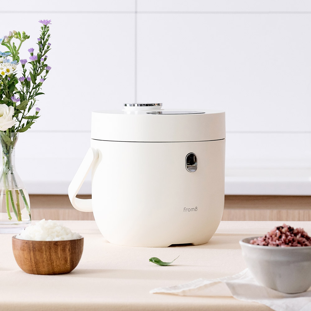 프롬비 당질저감 다이어트 저당 밥솥 F8 화이트