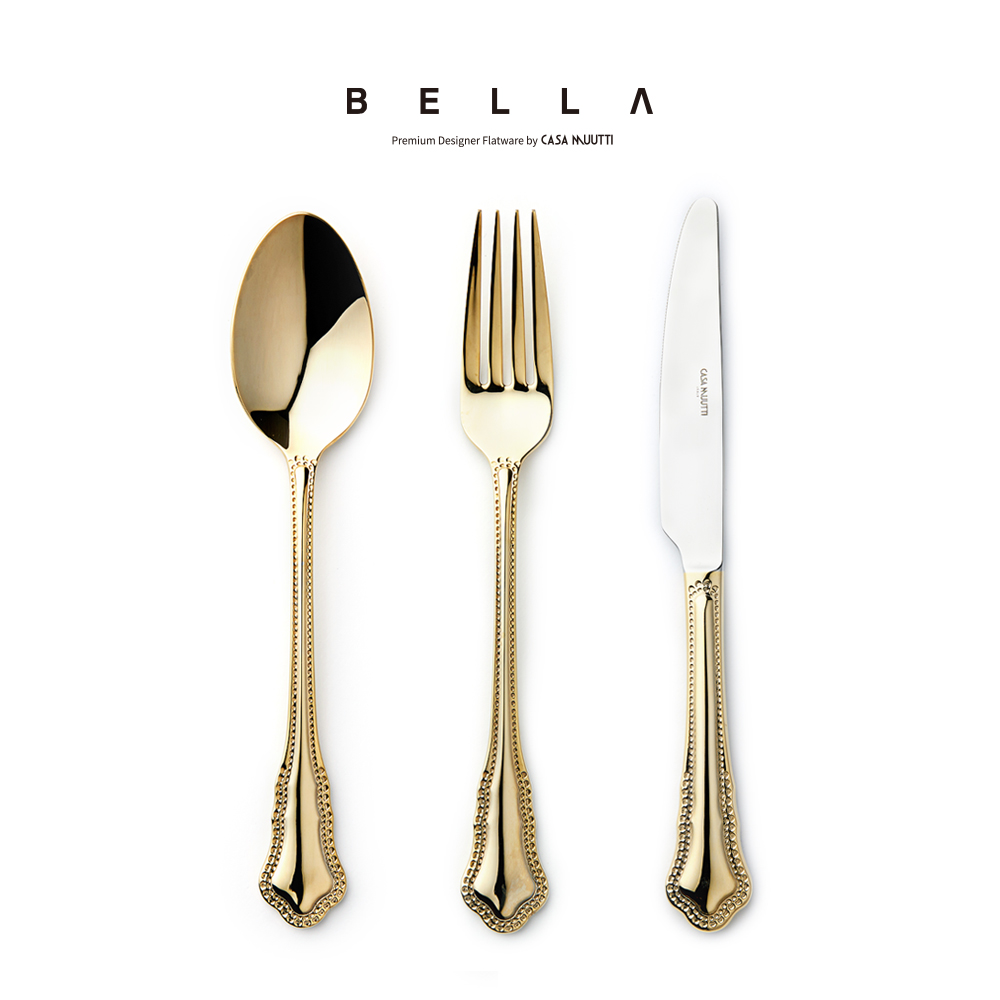 까사무띠 벨라 커트러리 카페 브런치 레스토랑 / 골드 양식기세트 3P