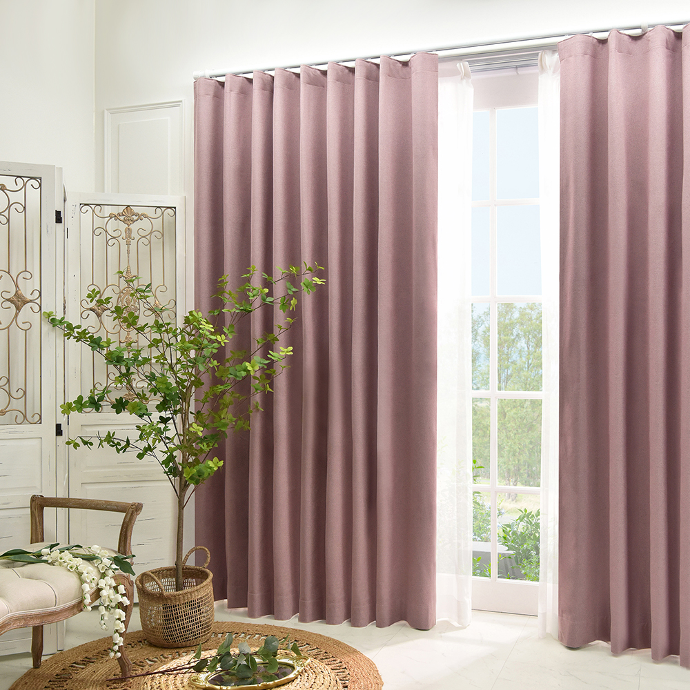 아라크네 오브제 양면 암막커튼 형상기억 거실 안방 방한방풍 145x120