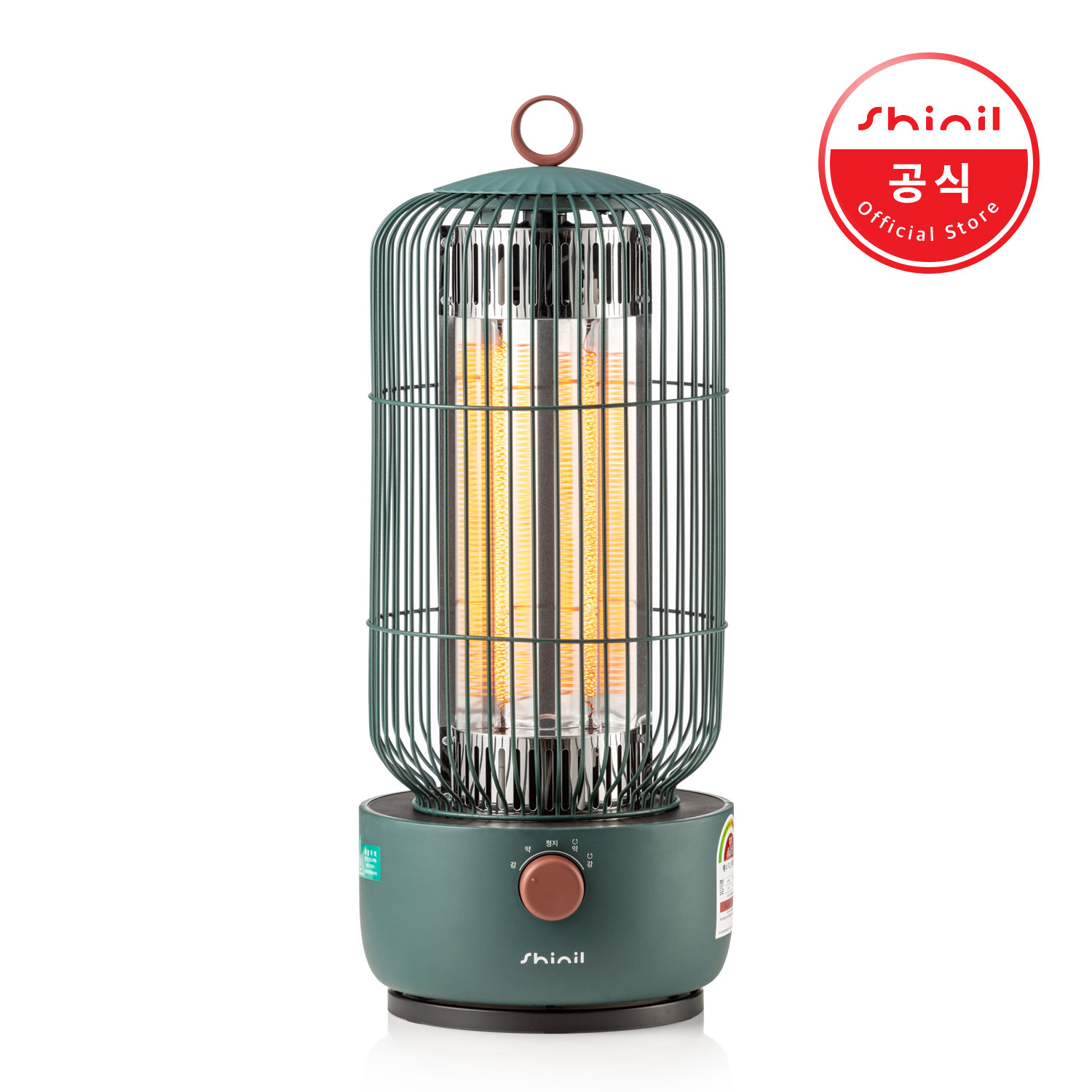 신일 카본히터 소형난로 미니 원통형 전기난로 스탠드 휴대용 난방기 SEH-1000HP