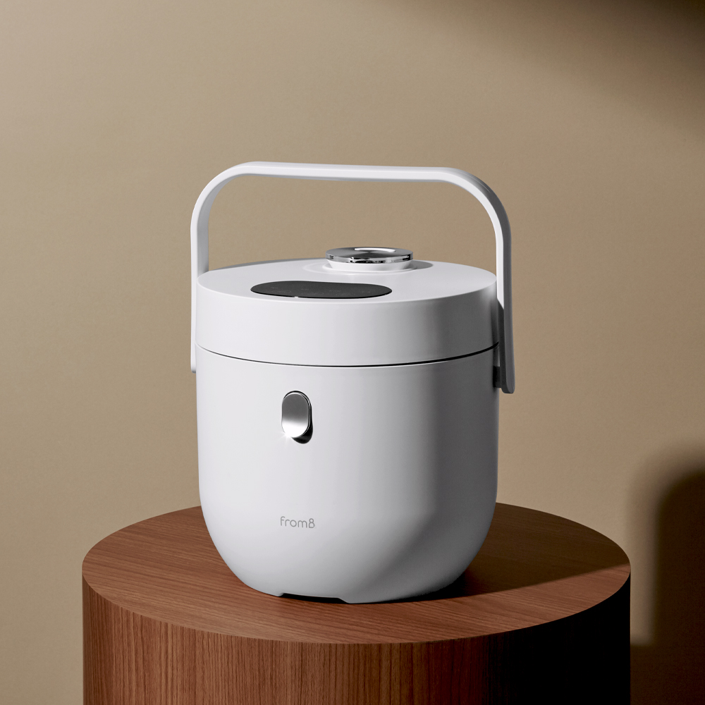 프롬비 당질저감 다이어트 저당 밥솥 F8 화이트