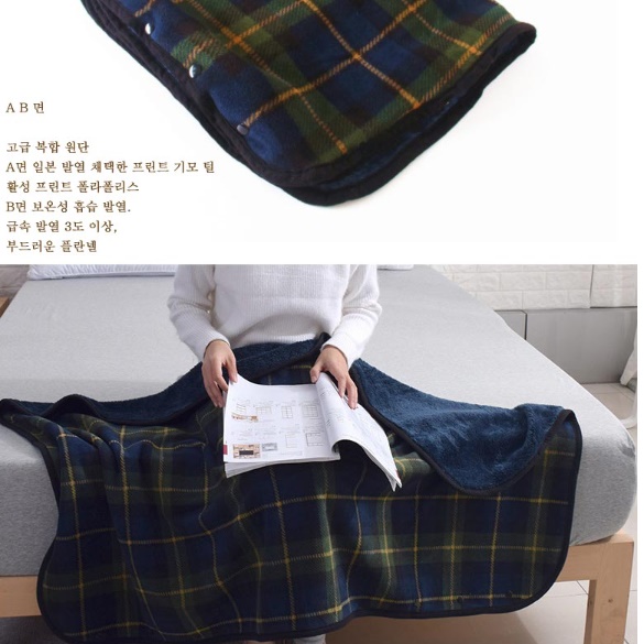 캠핑용 이불 겨울 후리스 담요 야전 침대 캠핑 판초 담요 - 상세 이미지 4