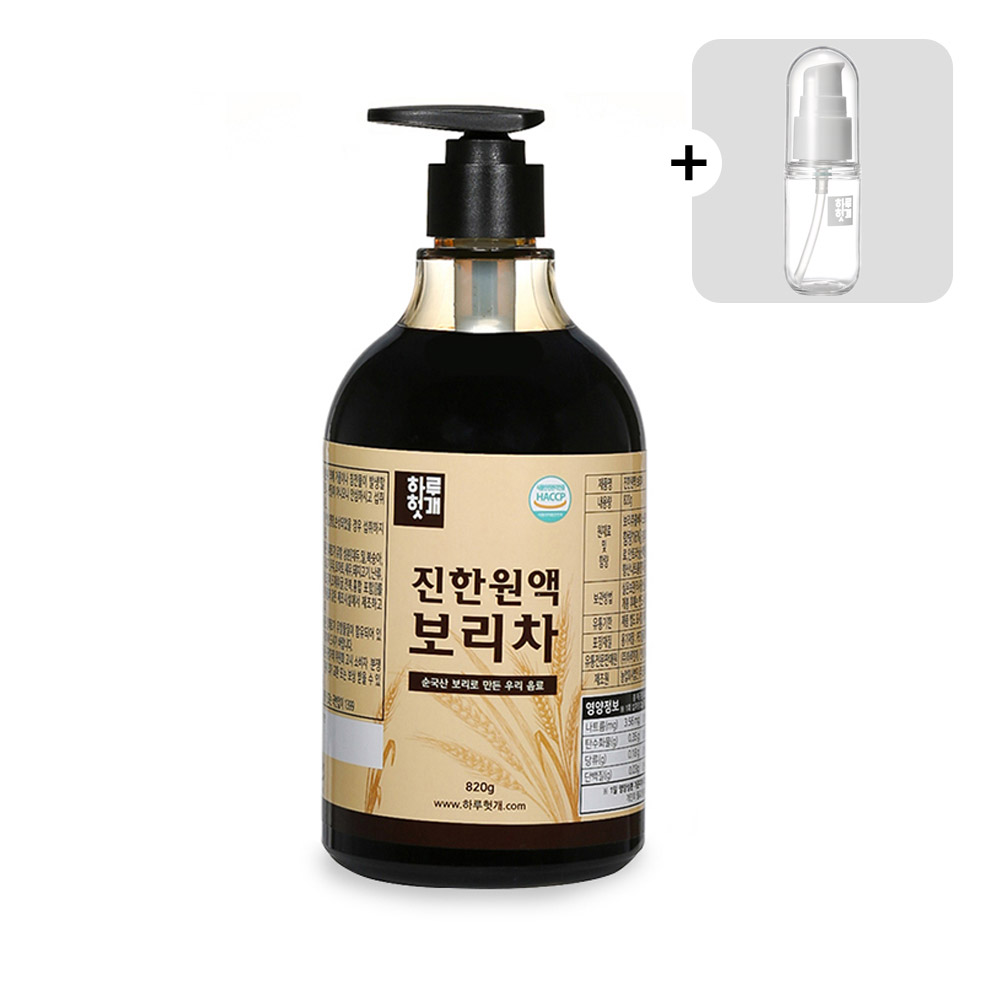 하루헛개 보리원액 820g 진한 보리차 95% 보리 베이스