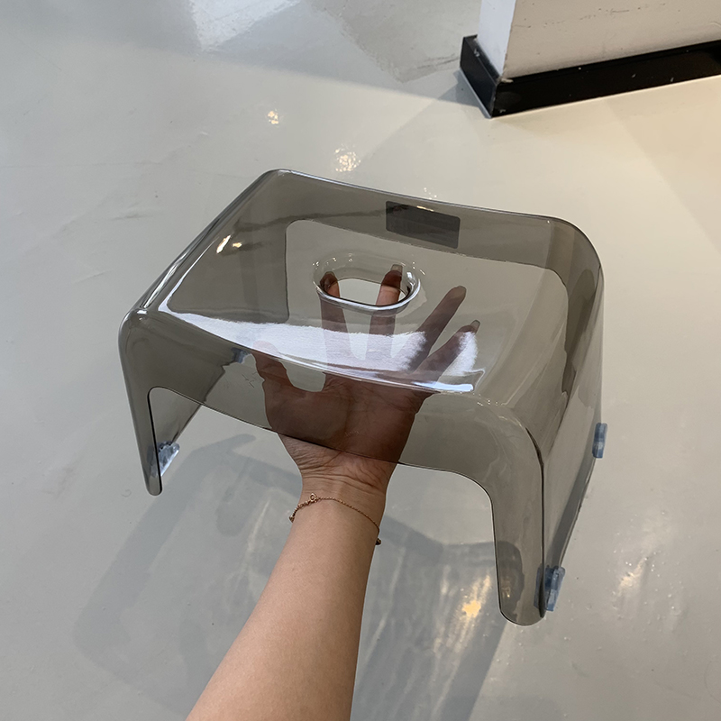 나무팩토리 투명 목욕의자, 욕실인테리어, 튼튼한 샤워의자, 미끄럼방지 목욕의자