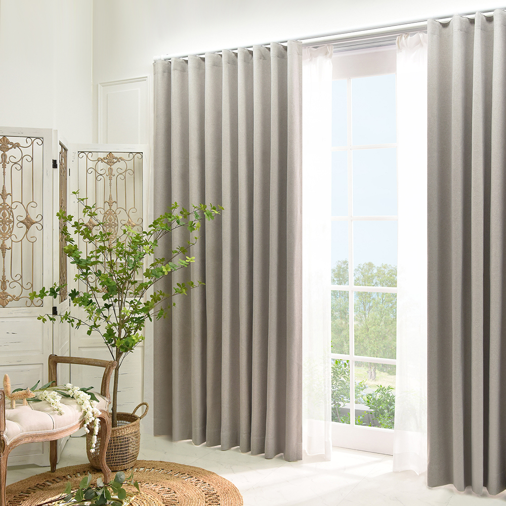 아라크네 오브제 양면 암막커튼 형상기억 거실 안방 방한방풍 145x120