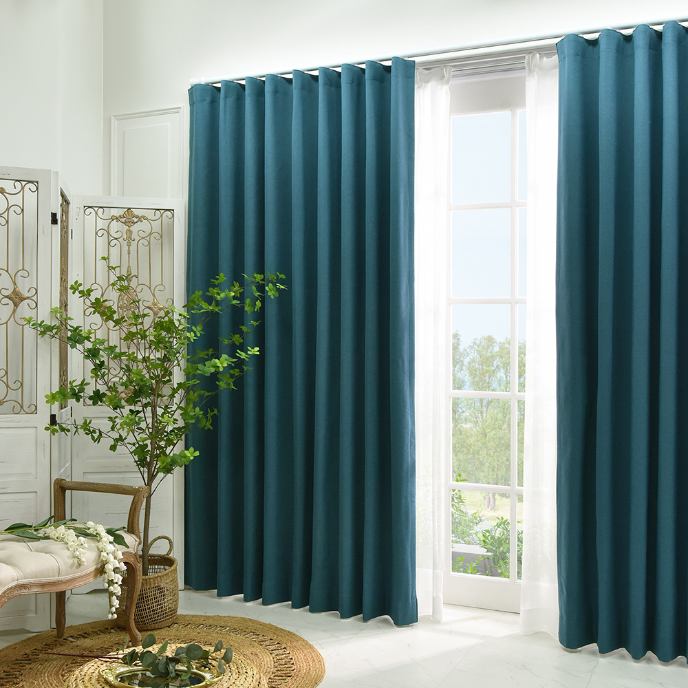 아라크네 오브제 양면 암막커튼 형상기억 거실 안방 방한방풍 145x120