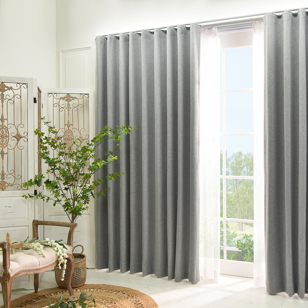 아라크네 오브제 양면 암막커튼 형상기억 거실 안방 방한방풍 145x120