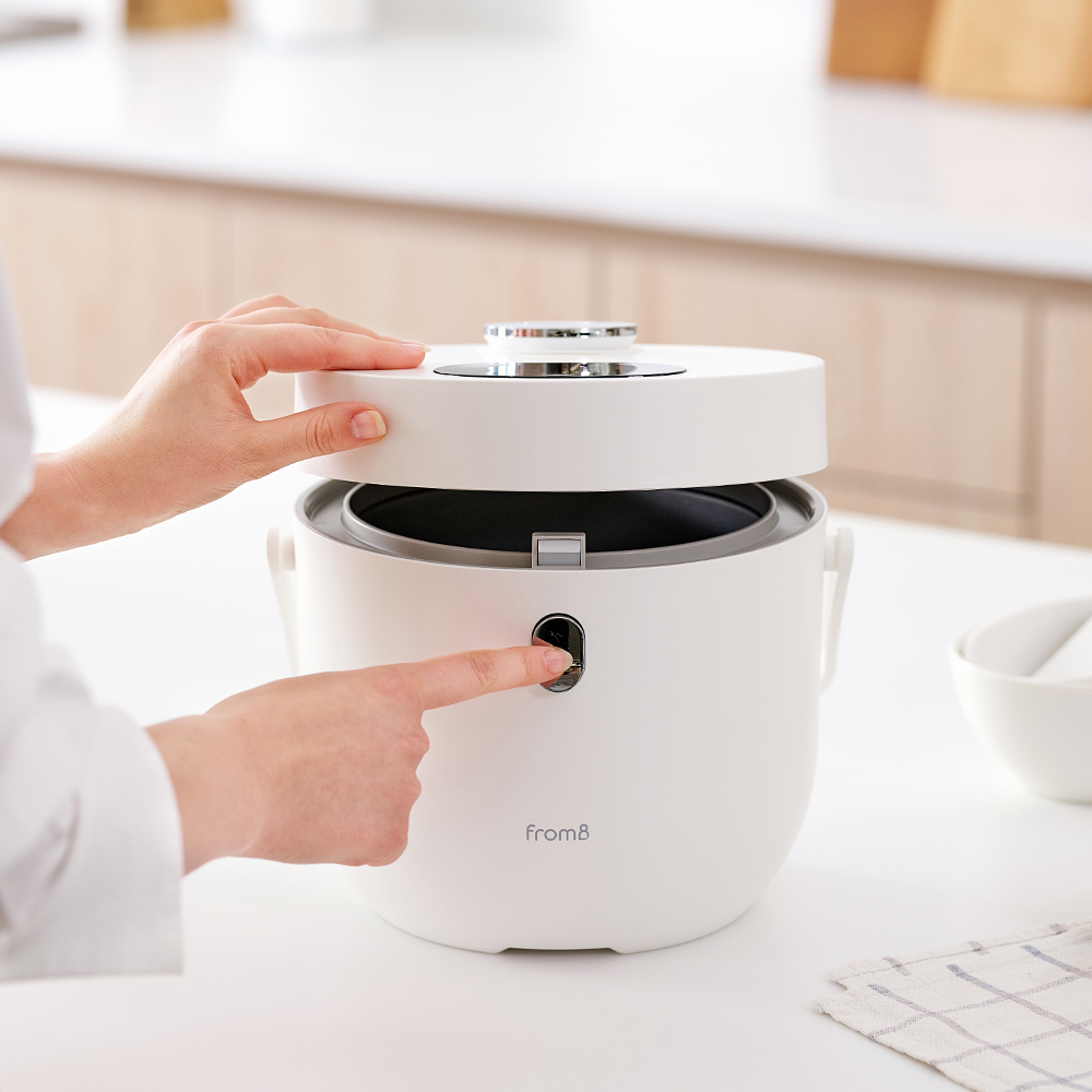 프롬비 당질저감 다이어트 저당 밥솥 F8 화이트