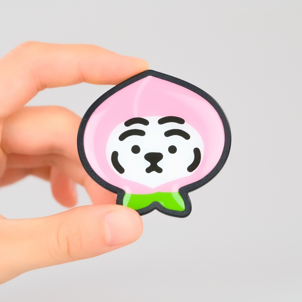 [무직타이거] 과일랑 복숭아 모양 스마트톡 (핸드폰거치대) 이미지 6