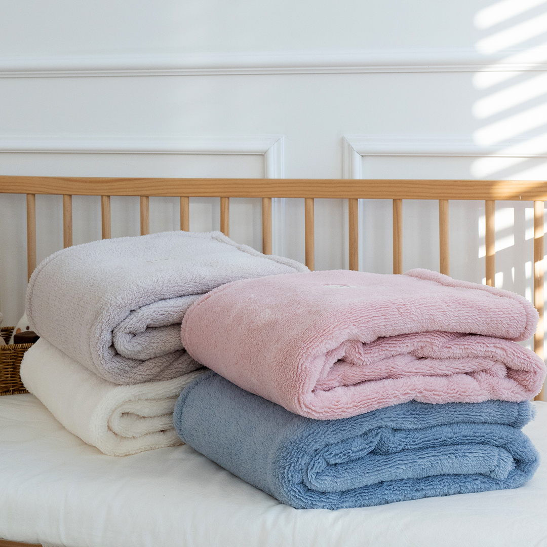 (시즌 ON)마롤로뜨 아기 심플 블랭킷 L 아기이불 극세사 겨울 신생아 담요 이불