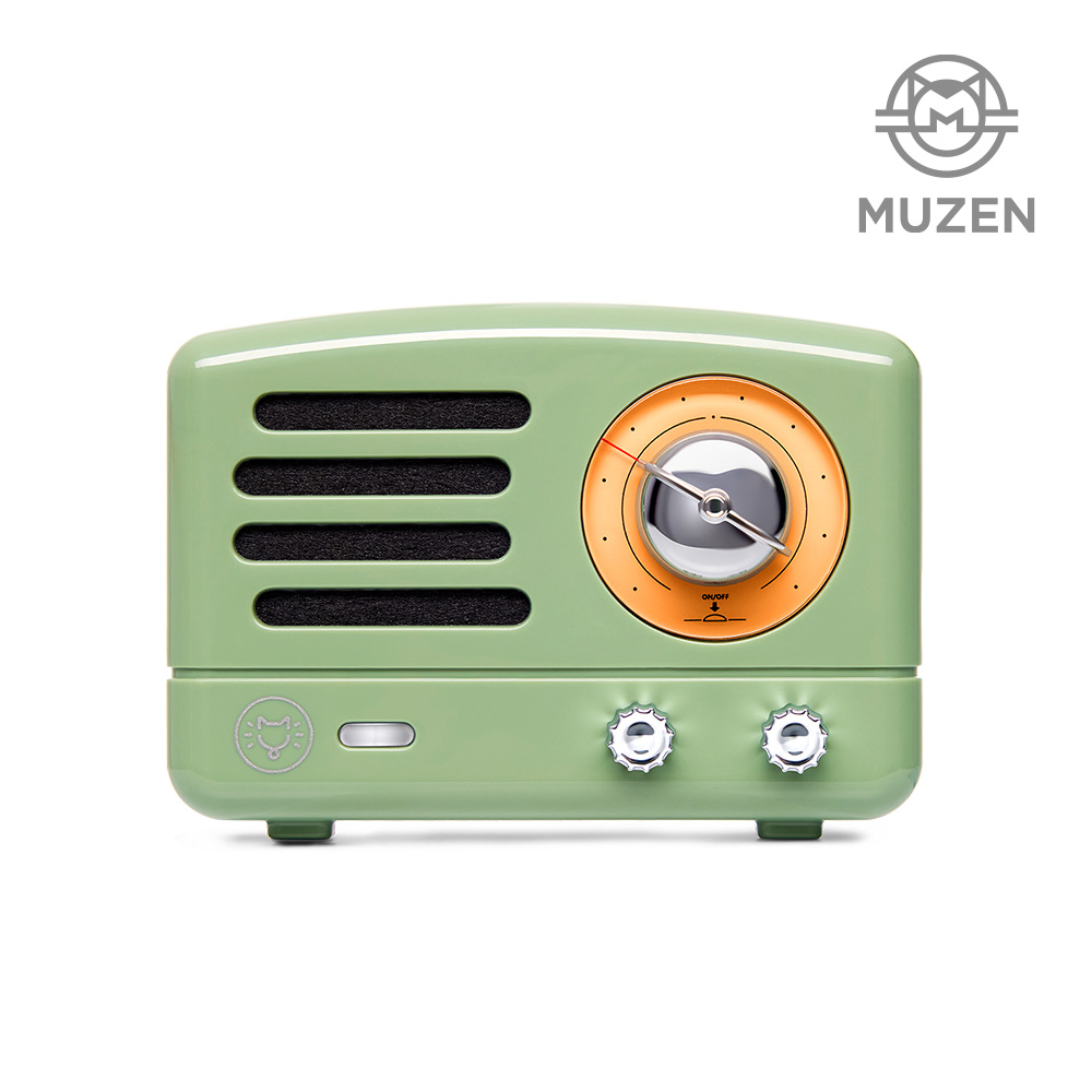 MUZEN 블루투스 스티커 스피커 뮤젠 소형 휴대용 마그네틱 셀카 리모컨 올리브그린 - 상세 이미지 3