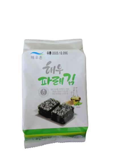 도시락김 해우촌 해우 재래 파래 4g 두번구운 160봉 맛김 16단 미니 시골 식당 업소용 - 상세 이미지 5