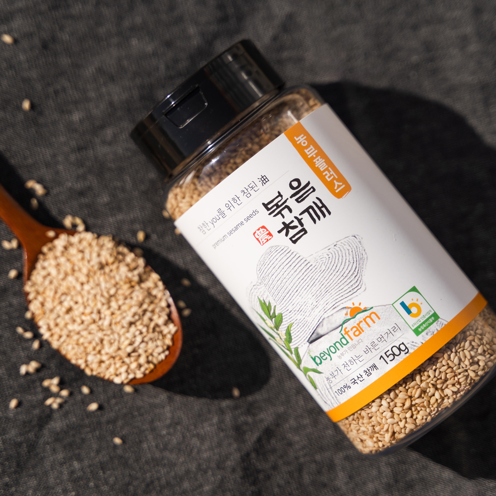 국산 볶음참깨 저온로스팅 150g 농부플러스 - 상세 이미지 4